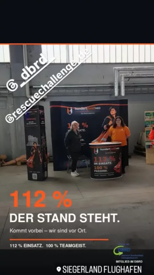 Rescue Challenge 2026 – unser Stand am Siegerland Flughafen