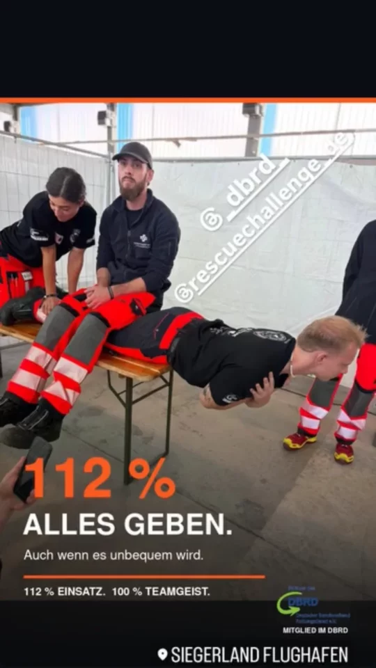 112 % alles geben – auch wenn es unbequem wird
